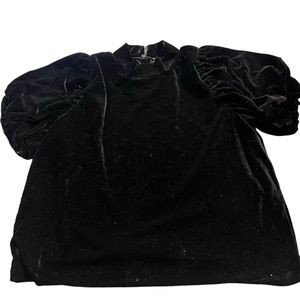 Black Velvet Top
